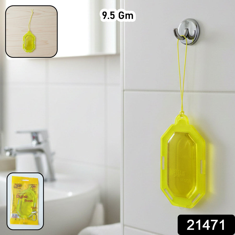 Hanging Citrus Gel Air Freshener – Long-lasting bathroom freshness