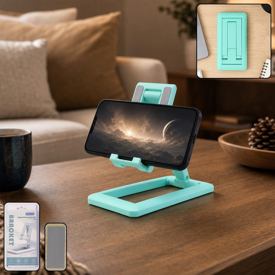 Foldable Mobile Phone Stand – Adjustable & Portable Desk Accessory