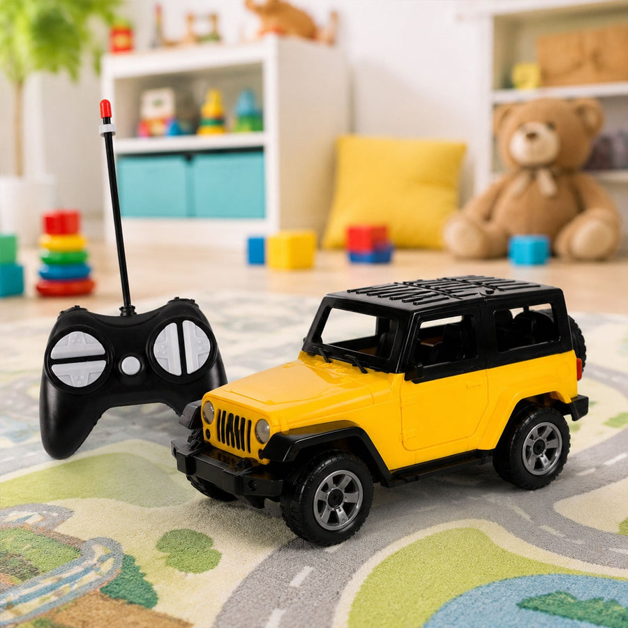 Remote Control 4x4 Off Road Jeep Toy Car – Rugged & Easy to Control