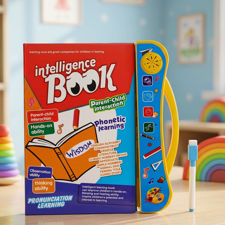 Kids Learning Sound Book, Interactive Phonics & Numbers Fun