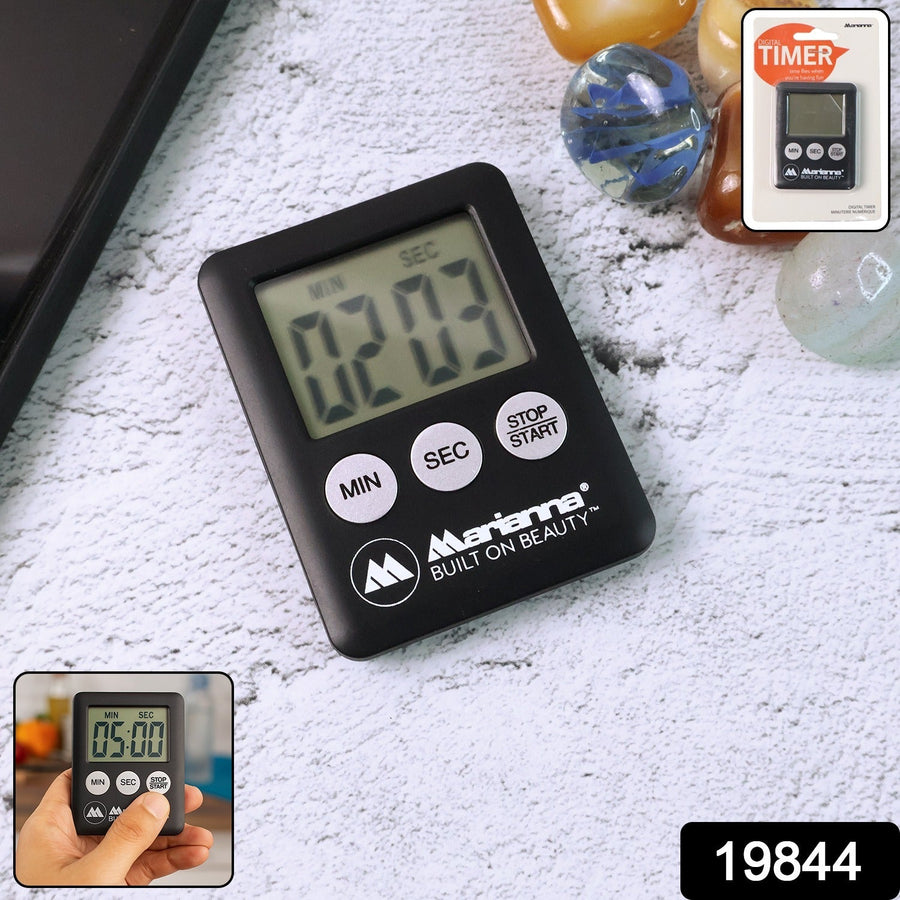 Digital Kitchen Timer – Large Display, Loud Alarm & Magnetic Mount