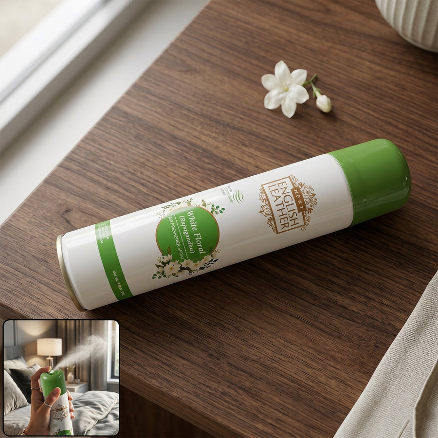 Rajnigandha Air Freshener Spray – Long-lasting White Floral Fragrance