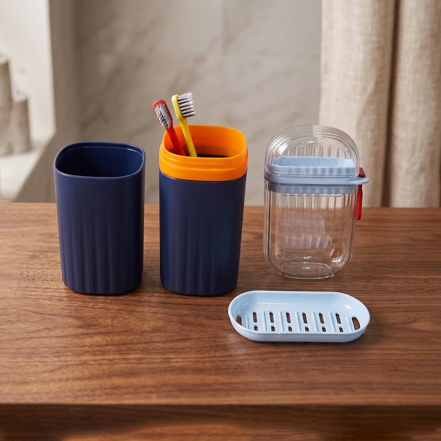 Bathroom Accessories Combo Set – Stylish & Travel-Friendly Organisation