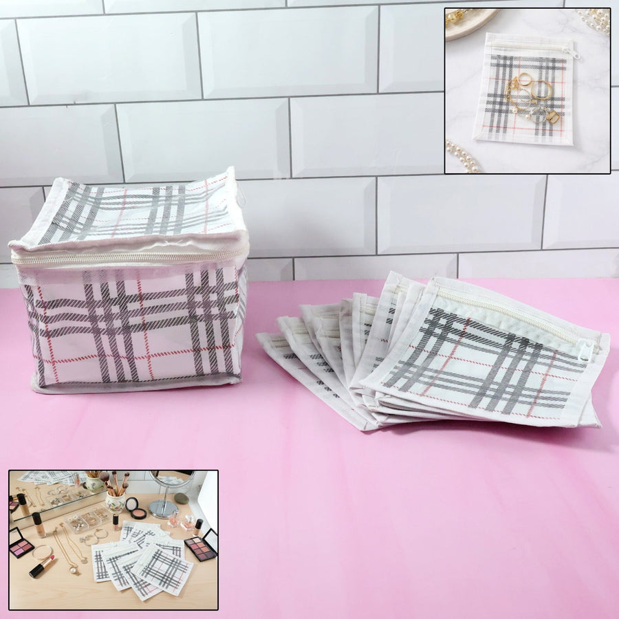 Jewellery Organizer Kit – 11-Piece PVC Travel-Friendly Set