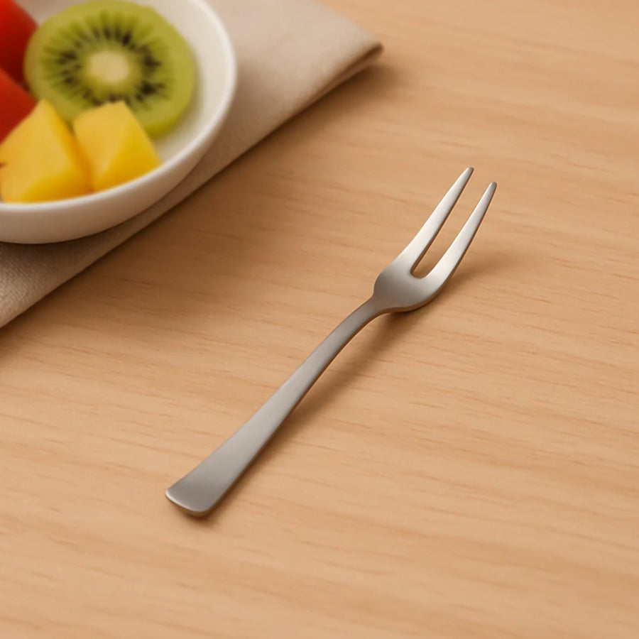 Mini Dessert Fruit Fork Set – Rust-Resistant Reusable Cutlery
