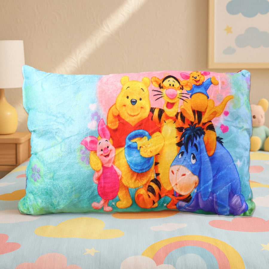 Kids Plush Pillow – Soft Cartoon Cushion 40x25 cm for Comfort