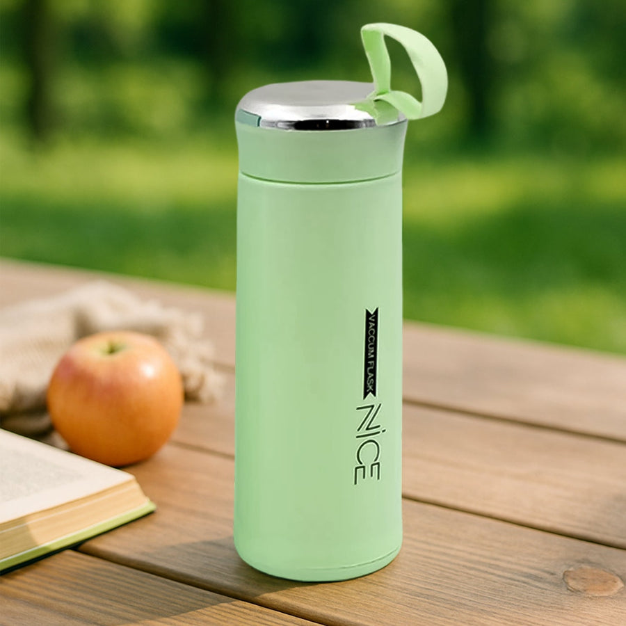 Glass Water Bottle 400ml Leak Proof – BPA-Free for Gym & Travel