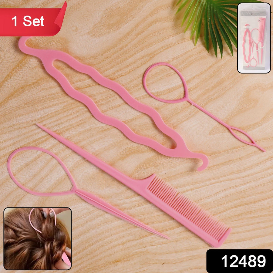 Hair Styling Tool Set – Easy & Gentle Braiding & Ponytails