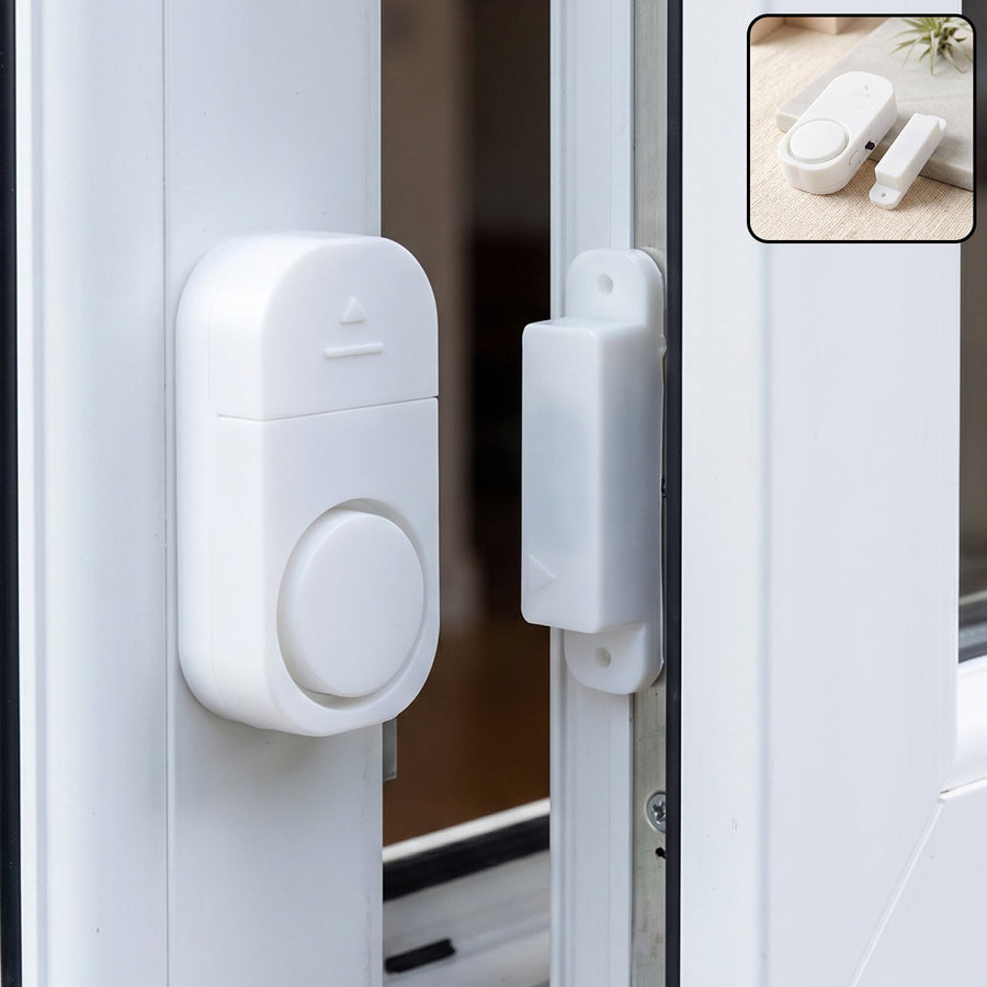 Magnetic Door and Window Security Alarm for Home, Office and Shop Safety (1 Pc)