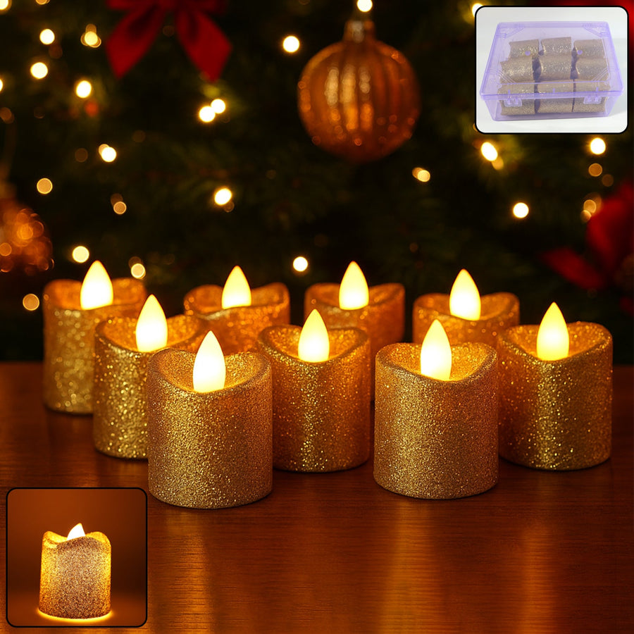 LED Tealight Candles – Premium Flameless Decorative Lights (9 Pc Set)