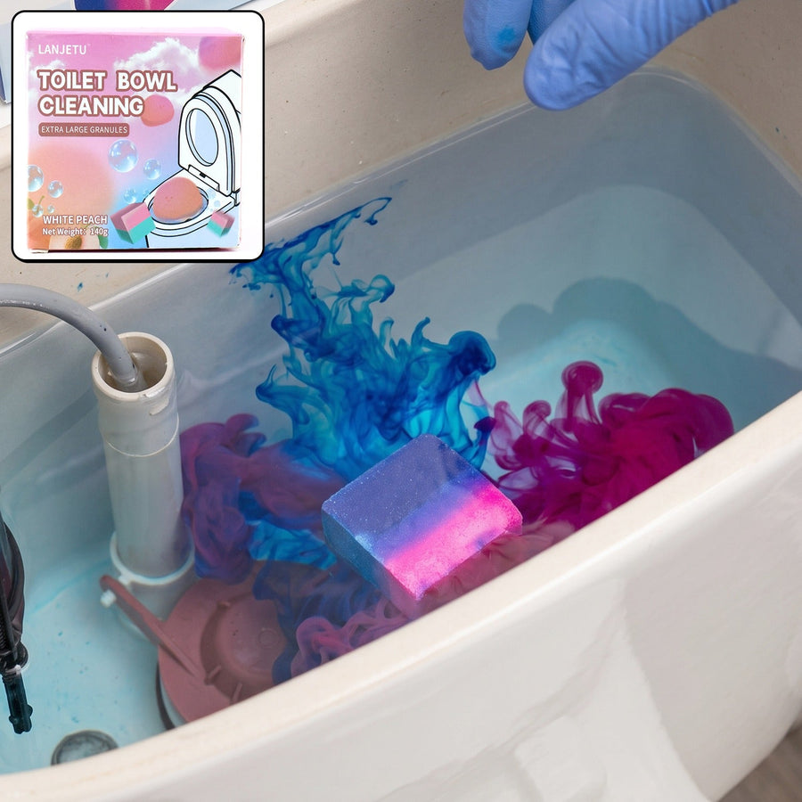 Toilet Bowl Cleaning Block – Dual Colour Flush Tank Cleaner