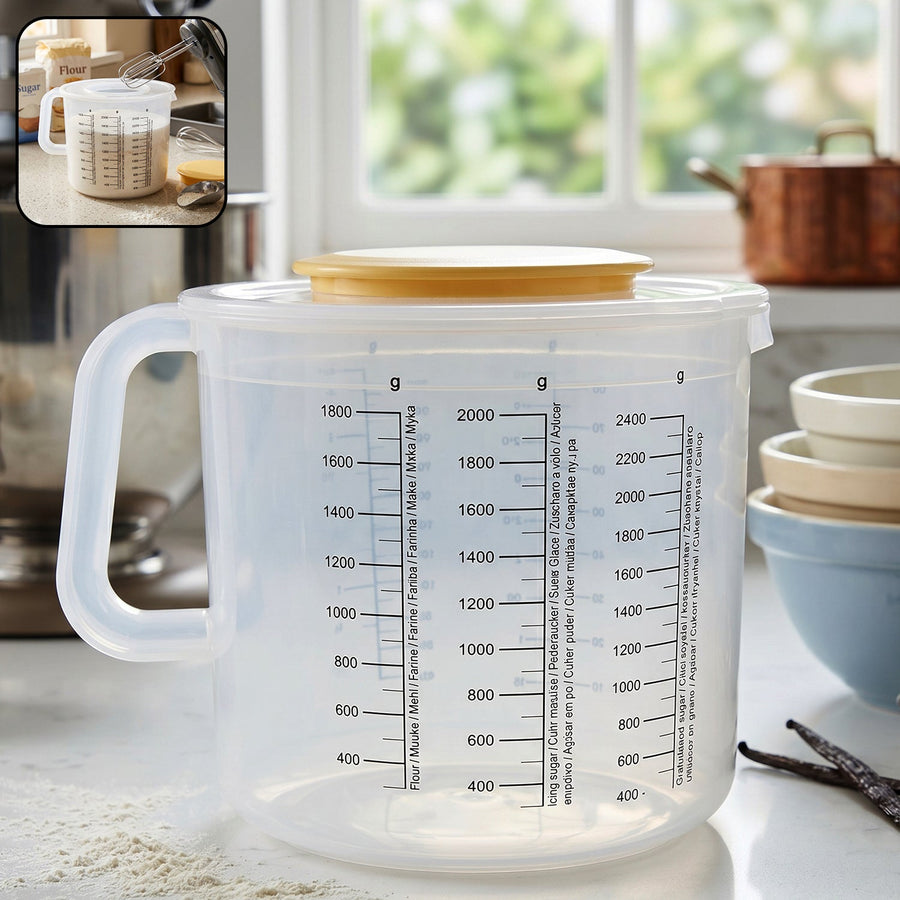 Plastic Measurement Storage Box – Large Capacity & Secure Lid