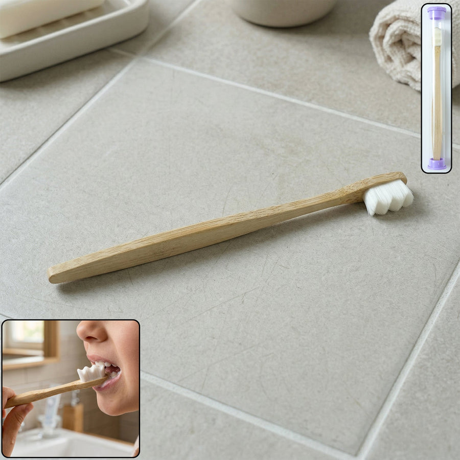 Wooden Handle Toothbrush – Eco-Friendly & Reusable Daily Care