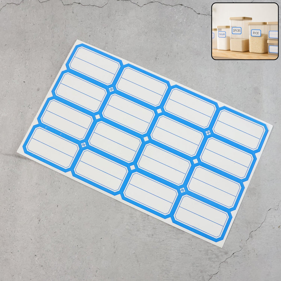 Self-Adhesive Label Stickers – Durable Rectangular Sheets for Organizing