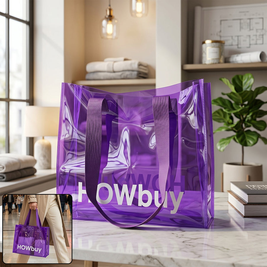 Transparent Carry Bag – Durable Eco-Friendly & Stylish Tote