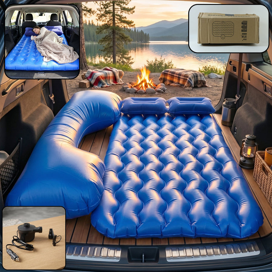 Car Air Mattress Bed Set – Portable Comfort for Travel & Camping, Car Sofa