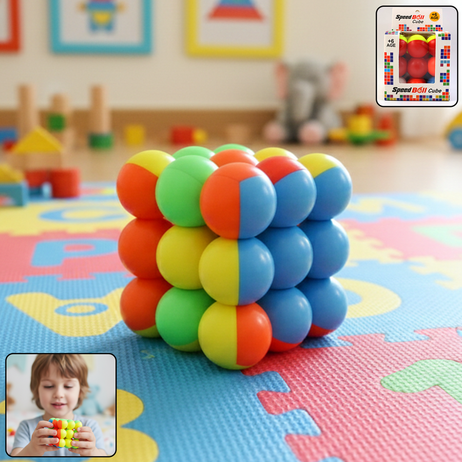 Speed Ball Cube Toy – Engaging Colorful Puzzle for Kids