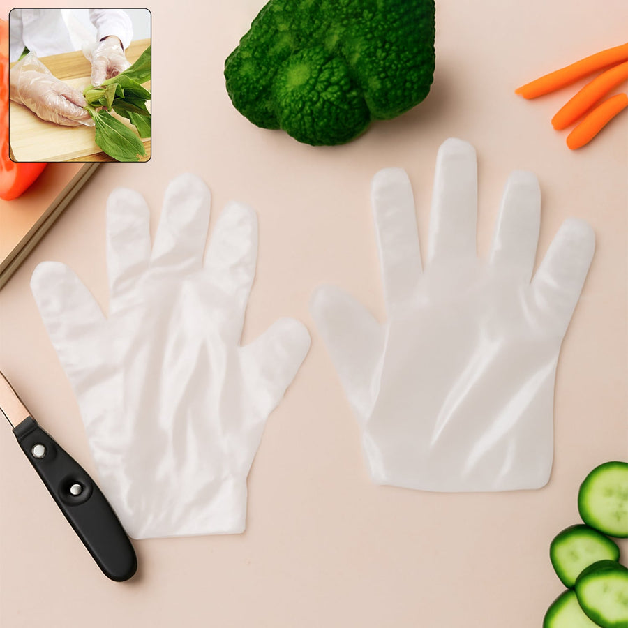 Disposable Eco-Friendly Kitchen Gloves – Free Size 100 Pc Pack