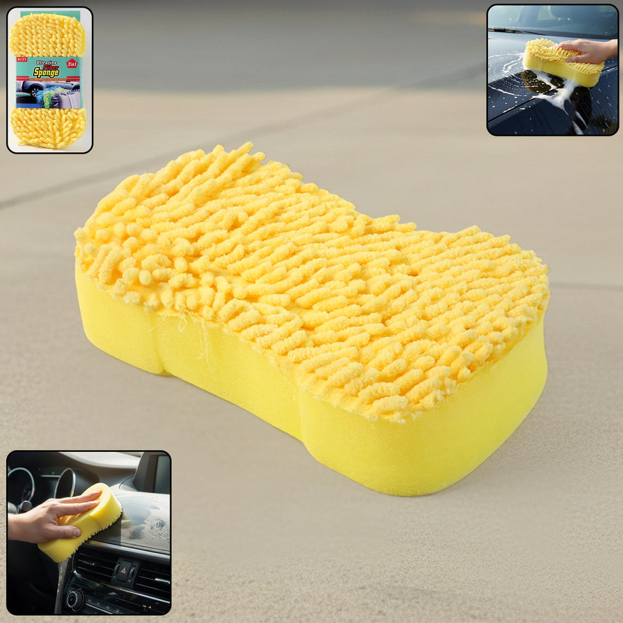 Microfiber Car Washing Sponge – Dual-Surface & Scratch-Free Finish