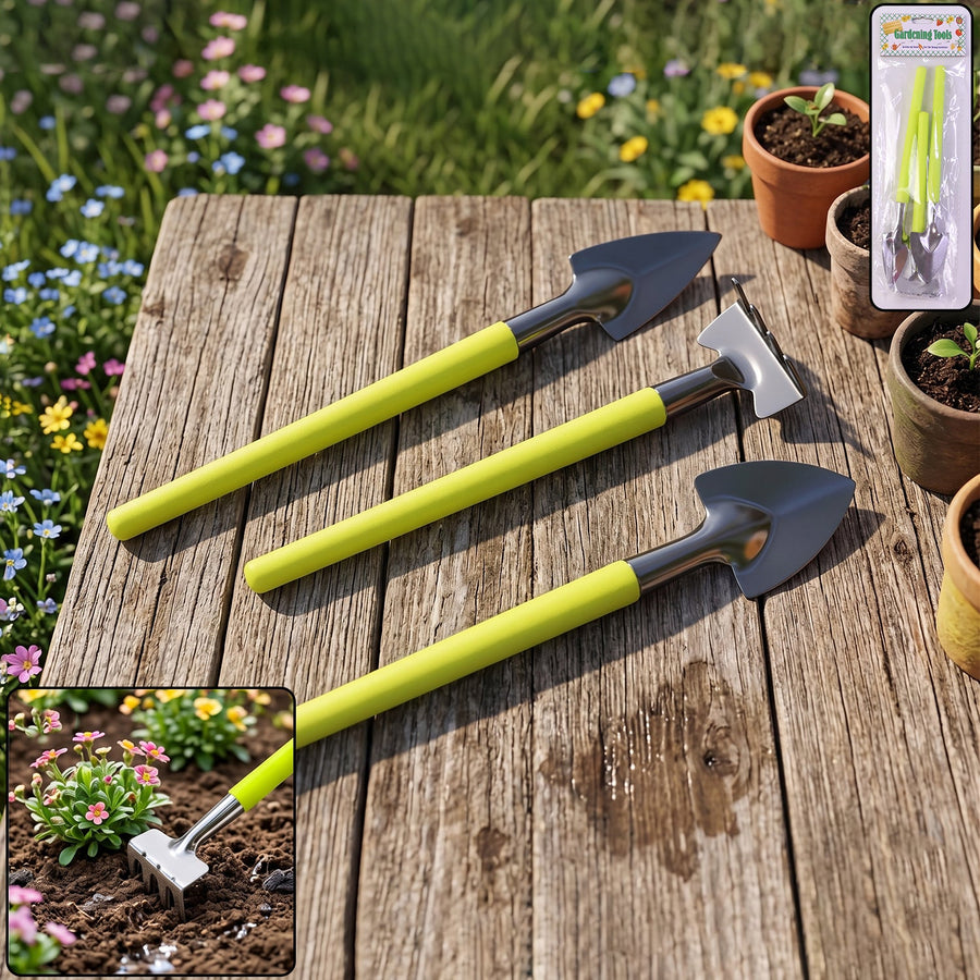 Mini Gardening Tool Set – Complete 3-in-1 Gardening Hand Tools