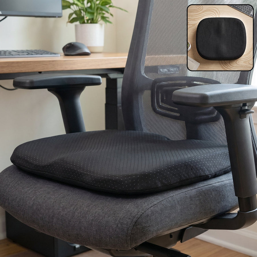 Ergonomic Egg Seat Cushion Memory Foam Chair Pad for Office Car Seat (1 Pc)