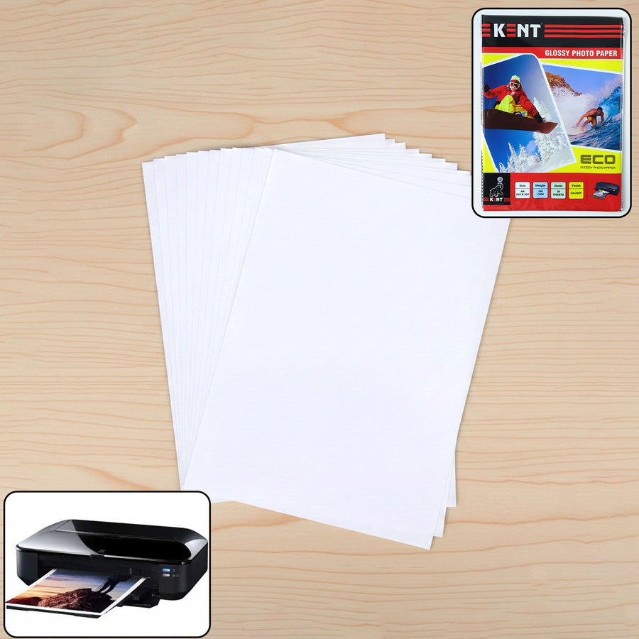 A4 Glossy Photo Paper Sheets – Vibrant High-Quality Prints