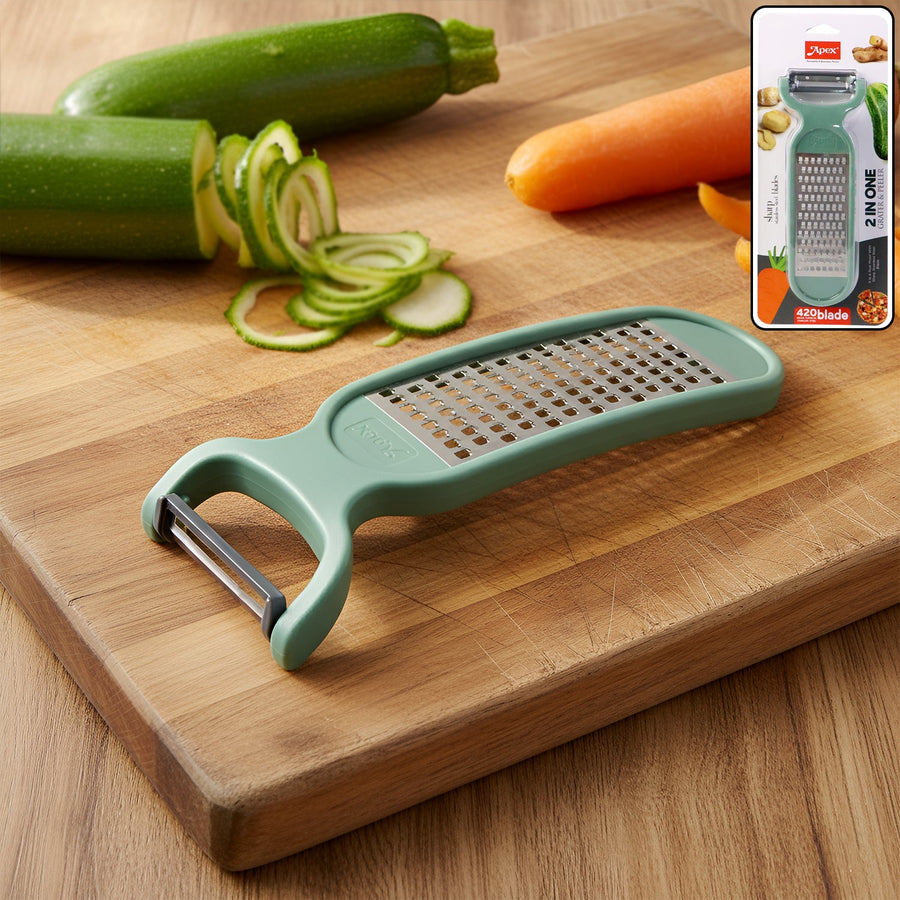 Vegetable Peeler – 2-in-1 Multipurpose Peeler & Grater Tool