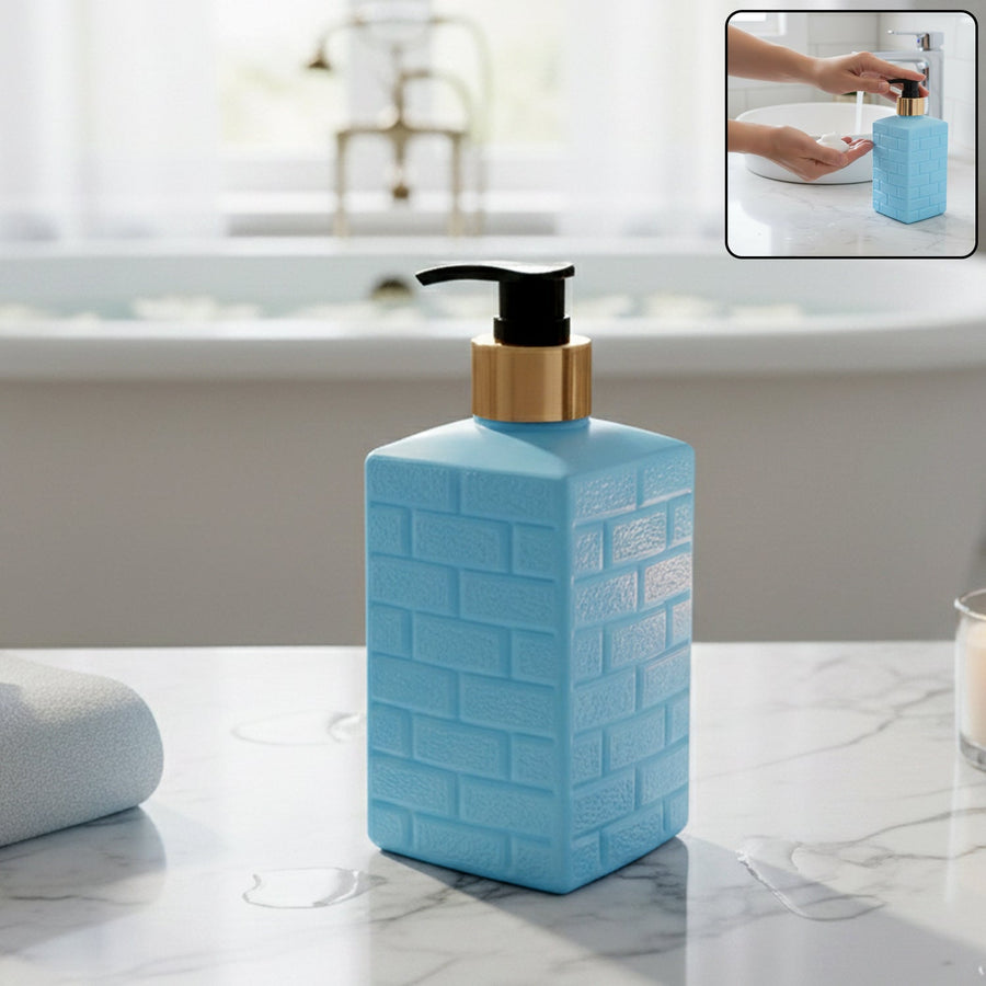 Plastic Soap Dispenser – Leak-Resistant & Refillable Pump Bottle