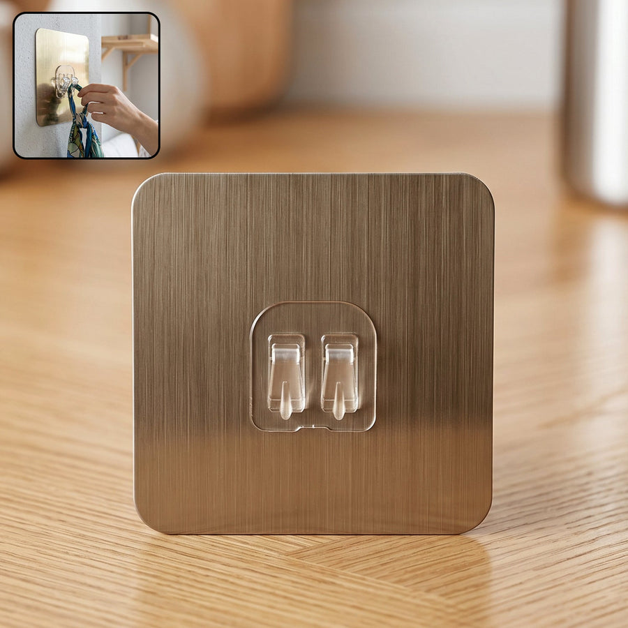 Self-Adhesive Wall Hook – Damage-Free Strong Hold, Punch-Free