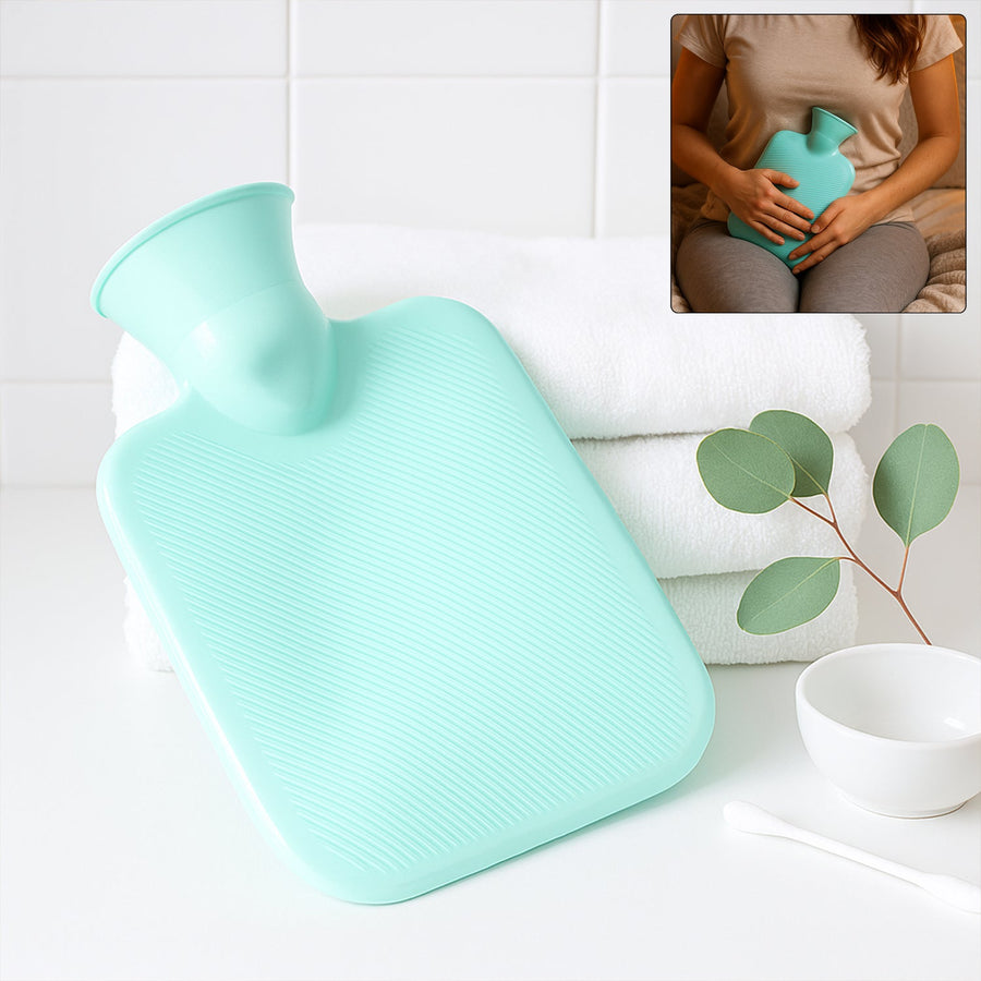 Rubber Hot Water Bag – Compact 19x13 cm Pain Relief