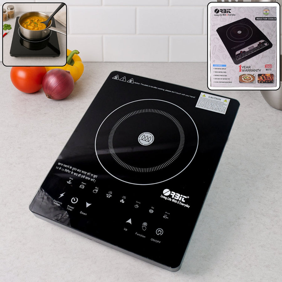 2000W Induction Cooker – Portable Touch Control & Fast Heating
