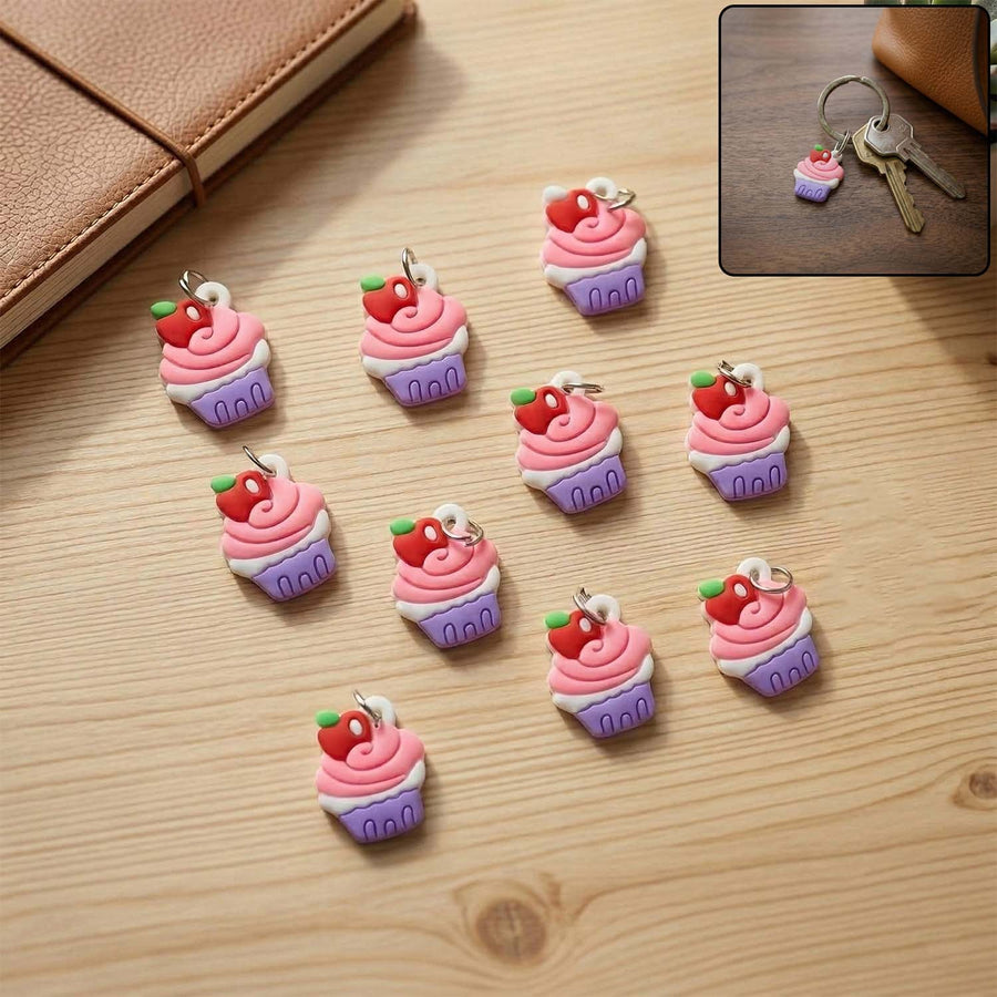 Cute Cupcake Keychain – Fun & Charming Bag Ornament