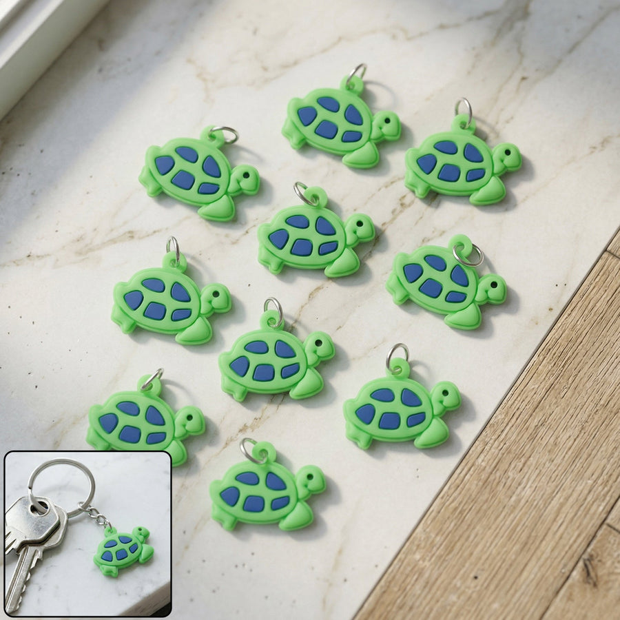Turtle Keychain Set – Fun & Vibrant Animal Accessories