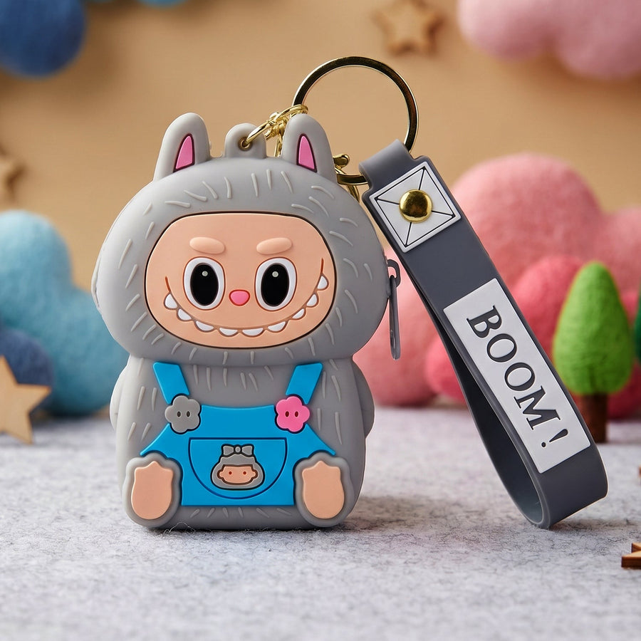 Mini Pouch Keychain – Compact Silicone Storage for Essentials