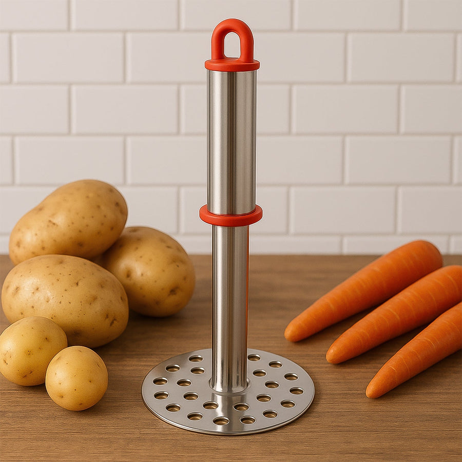 Potato Masher – Stainless Steel with Ergonomic Handle