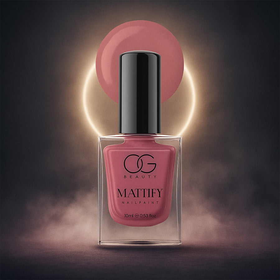 Mattify Pink Nail Paint – Quick-Dry Matte Finish 10 ML