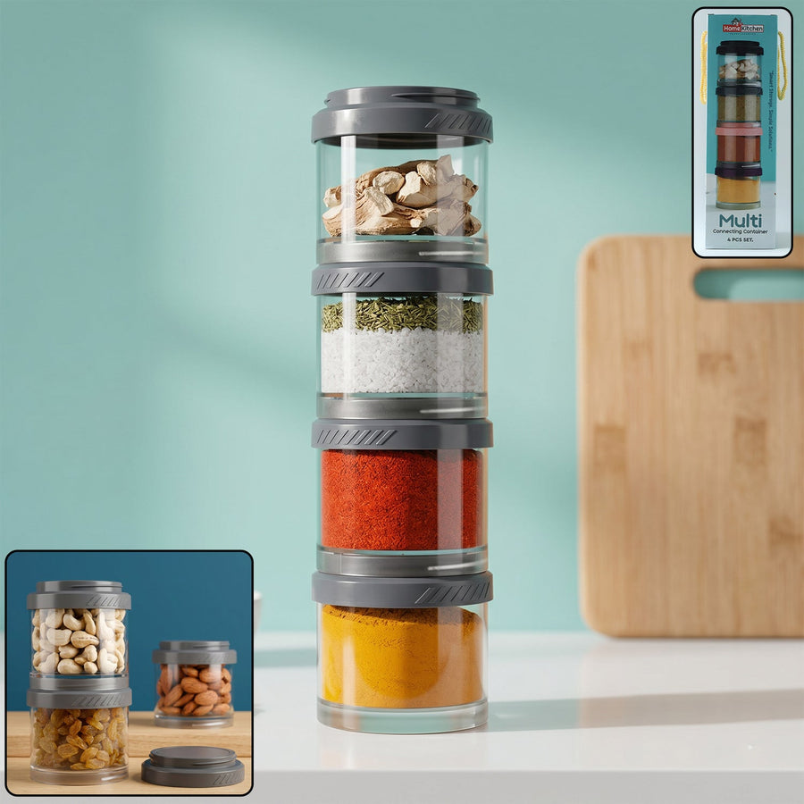 Stackable Storage Container Set – Space Saving & Modular Design