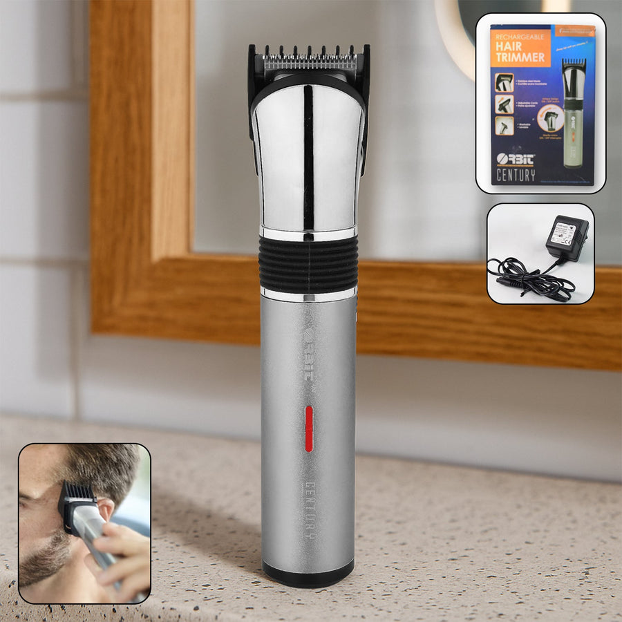 Rechargeable Hair Trimmer for Men – Adjustable Comb & Cordless