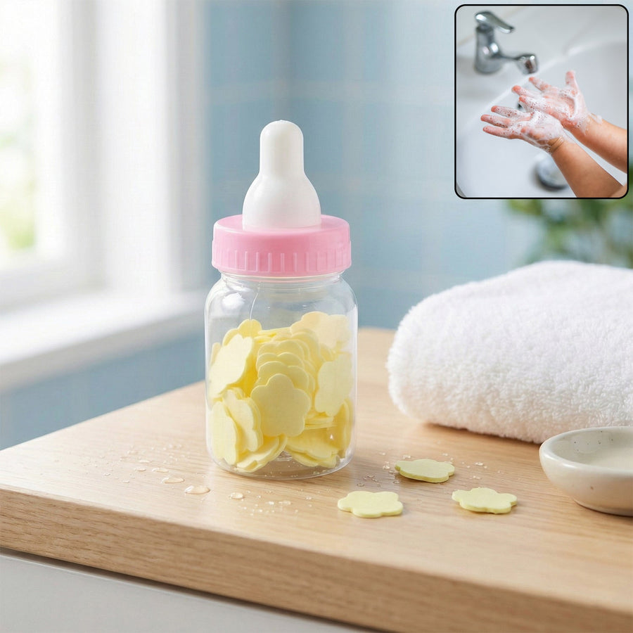 Baby Bottle Soap Paper Sheets – Portable Hand Hygiene Set