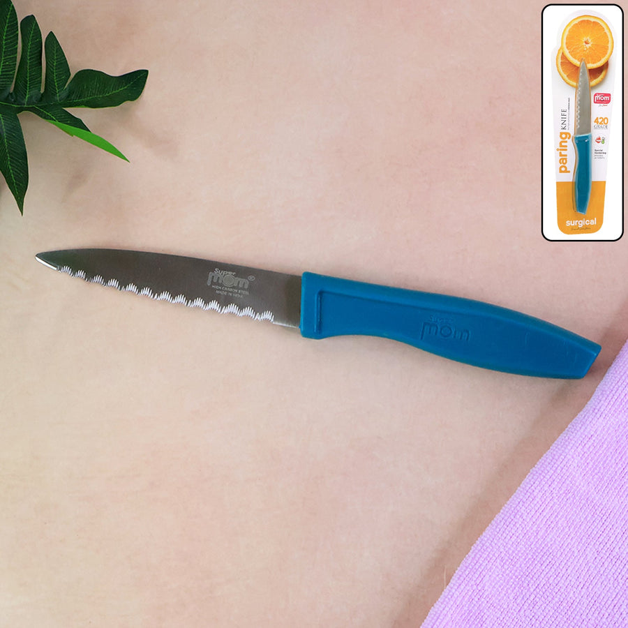 Paring Knife – Sharp Serrated Stainless Steel Blade