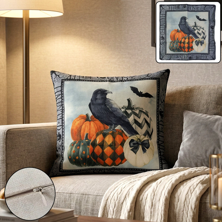 Decorative Cushion Cover – Stylish Zipper Closure for Home Decor