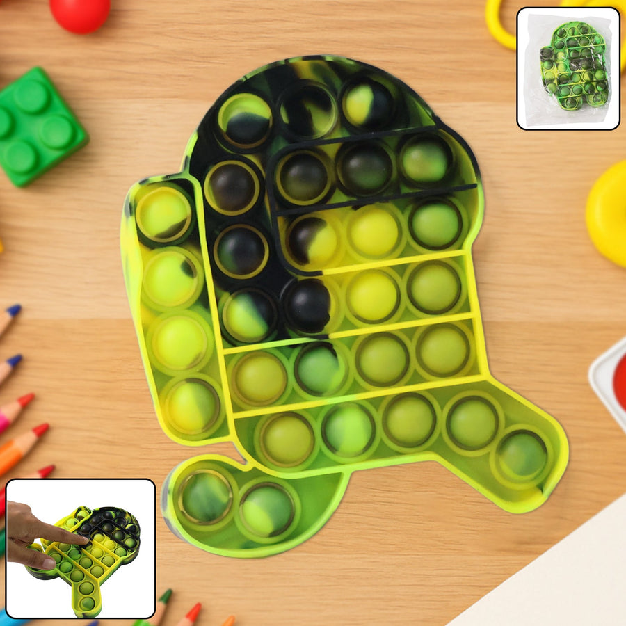 Silicone Pop It Fidget Toy – Stress Relief & Sensory Play