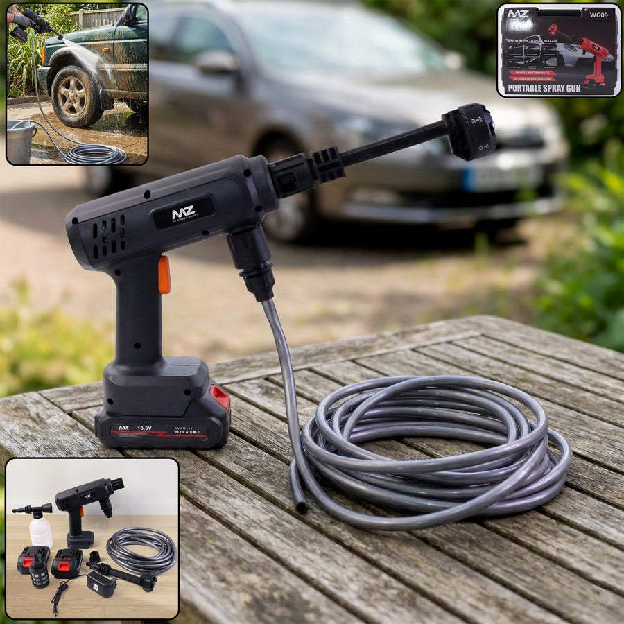 Rechargeable Cordless High-Pressure Spray Gun – Portable Cleaning