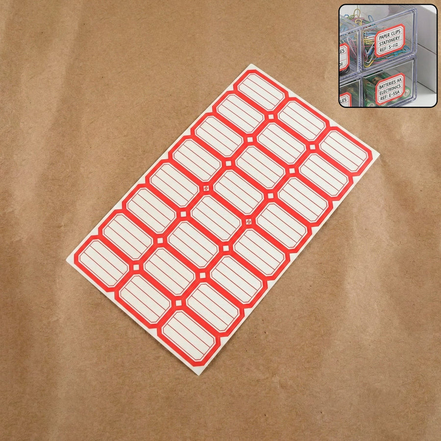 Self-Adhesive Label Stickers – Durable Rectangular for Organisation