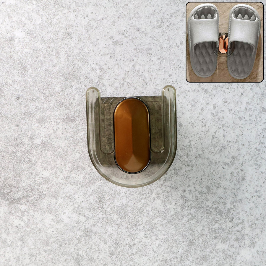Self-Adhesive Wall Mount Slipper Holder – Space-Saving & Waterproof