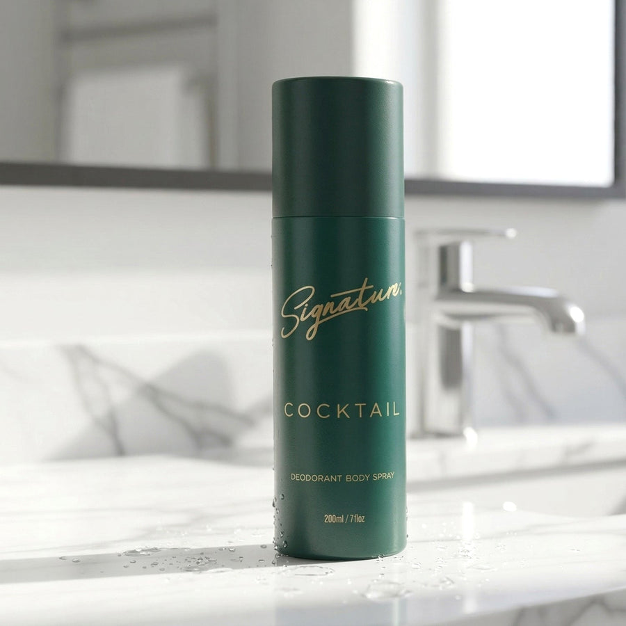 Signature Cocktail Deodorant Body Spray – Long Lasting Fragrance for Men