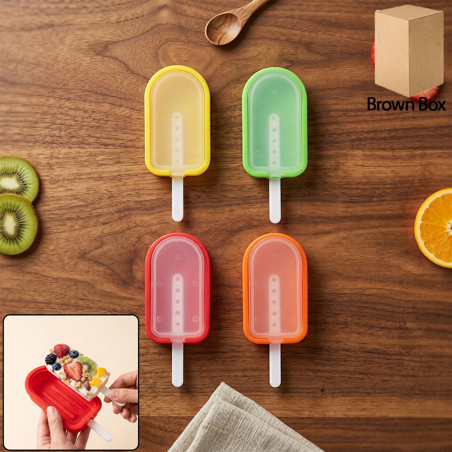 Silicone Popsicle Mold Set – Reusable & Easy Release for Healthy Snacks