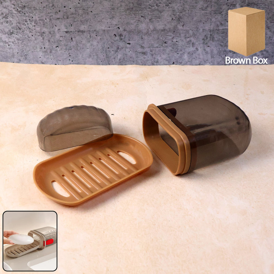 Soap Box with Ventilated Drain Tray – Keeps Soap Dry & Fresh