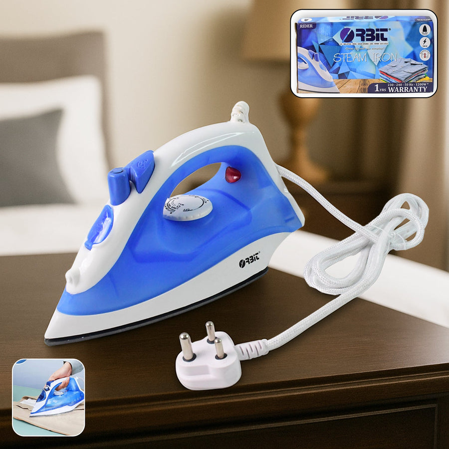Steam Iron – Lightweight 1200W High-Performance Orbit