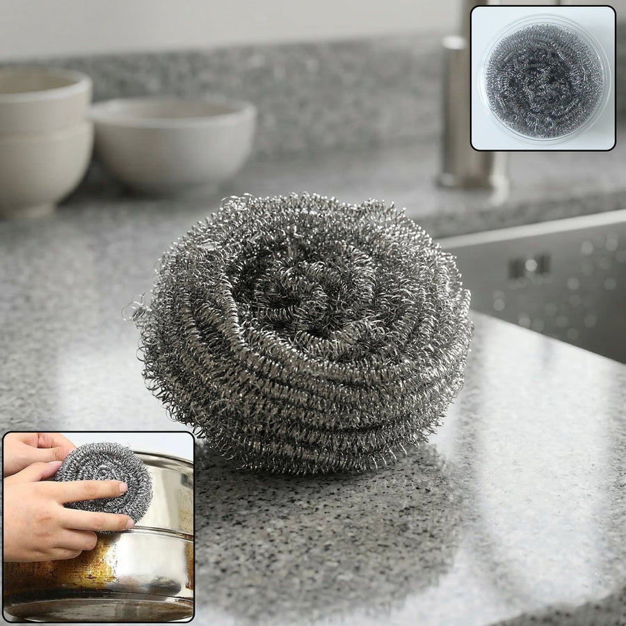Stainless Steel Scrubber – Heavy Duty Kitchen Cleaning Tool